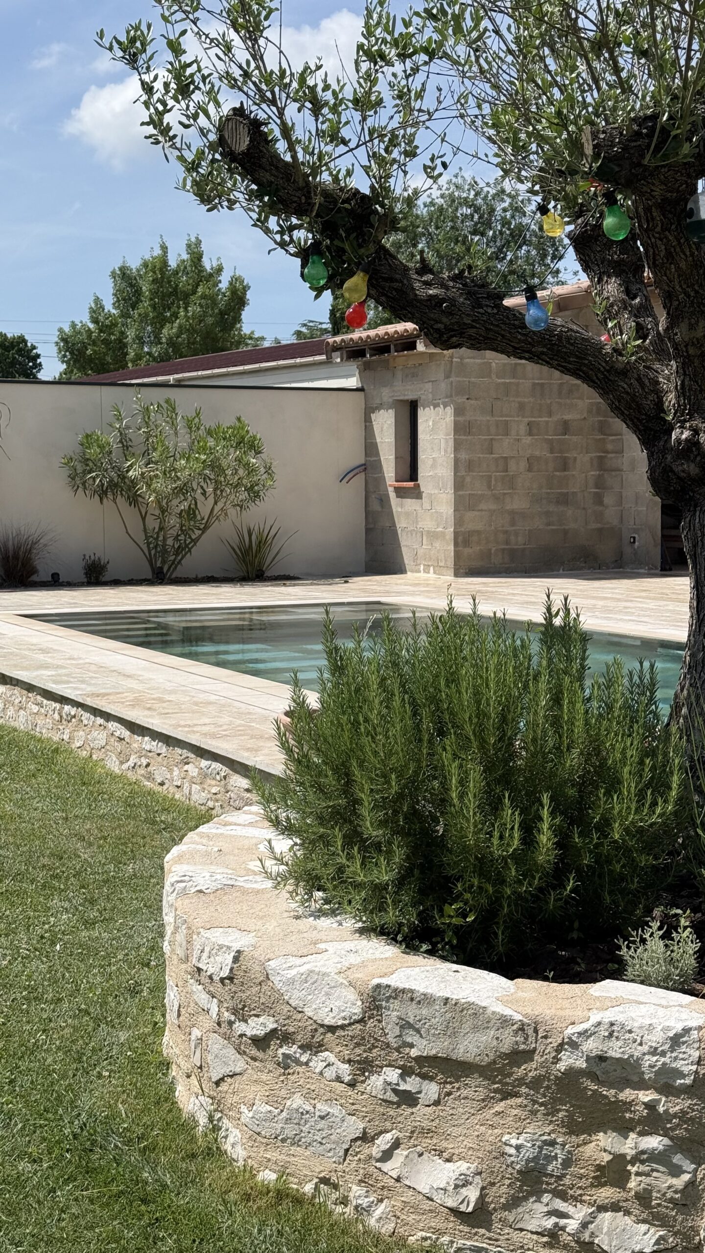 Terrasse Travertin